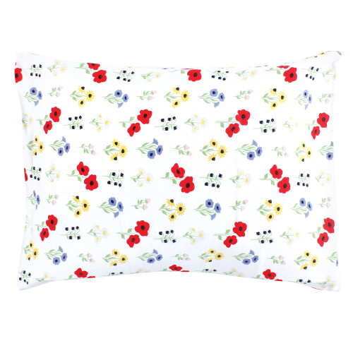 Hudson Baby Cotton Toddler Pillow Case, Wildflower