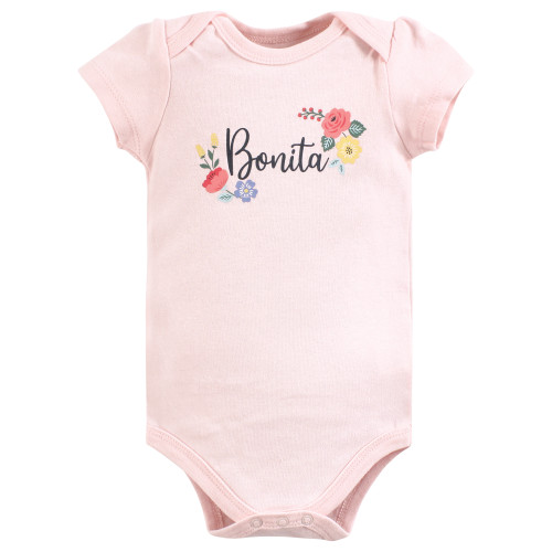 Hudson Baby Cotton Bodysuits, Favorita Botanical Tutu