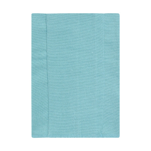 Hudson Baby Cotton Flannel Burp Cloths, Soft Teal Dino 4 Pack