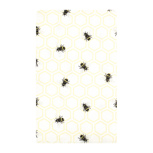 Hudson Baby Cotton Flannel Burp Cloths, Honey Bee 10 Pack