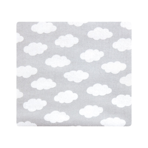 Hudson Baby Cotton Flannel Receiving Blankets, Teal Elephant