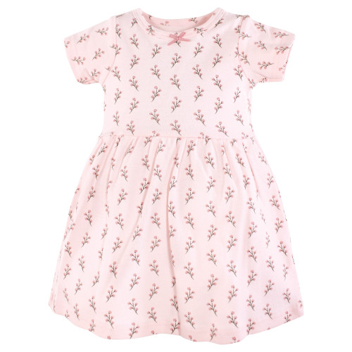 Hudson Baby Cotton Dresses, Soft Painted Floral