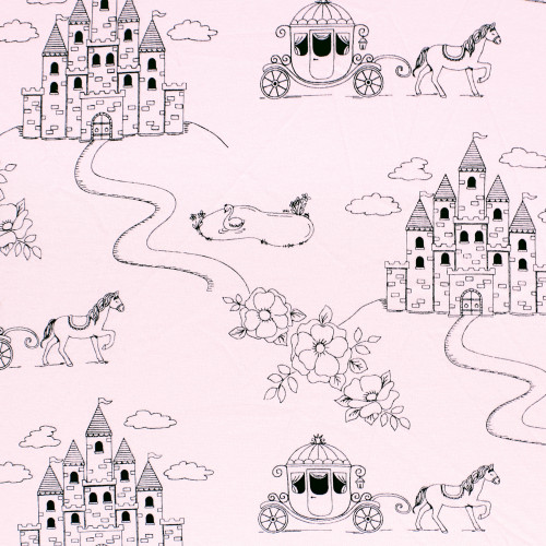 Hudson Baby Cotton Toddler Pillow Case, Fairytale Princess