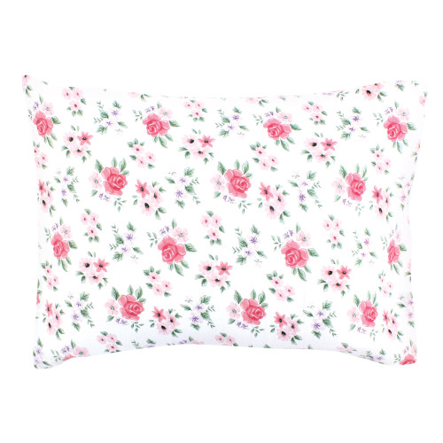 Hudson Baby Cotton Toddler Pillow Case, Vintage Floral