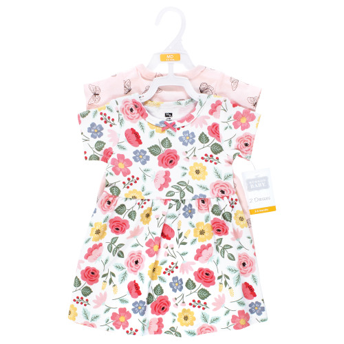 Hudson Baby Cotton Dresses, Modern Botanical