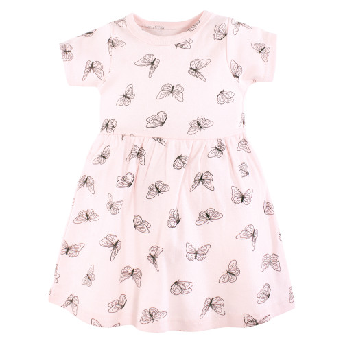 Hudson Baby Cotton Dresses, Modern Botanical