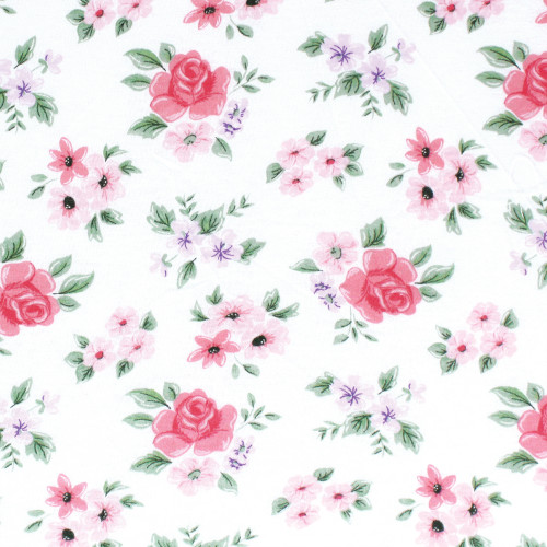 Hudson Baby Cotton Fitted Crib Sheet, Vintage Floral