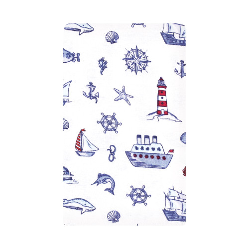 Hudson Baby Cotton Flannel Burp Cloths, Lighthouse 10 Pack
