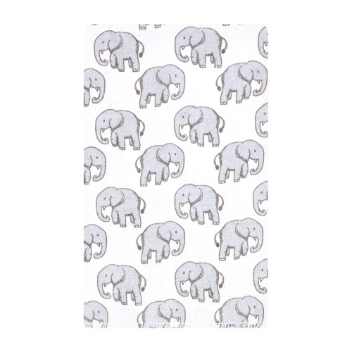 Hudson Baby Cotton Flannel Burp Cloths, Neutral Safari 10 Pack