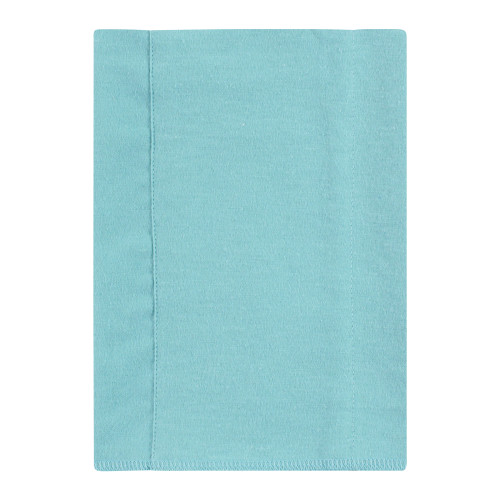 Hudson Baby Cotton Flannel Burp Cloths, Teal Elephant 7 Pack