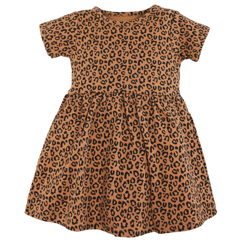 Hudson Baby Cotton Dresses, Leopard And Hearts