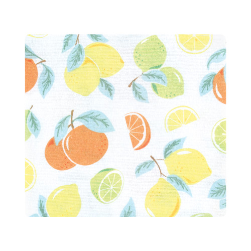 Hudson Baby Cotton Flannel Receiving Blankets, Citrus Mint