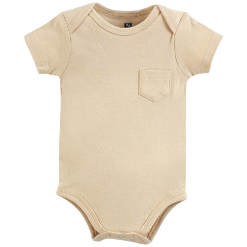 Hudson Baby Cotton Bodysuits, Love Snuggles Bear