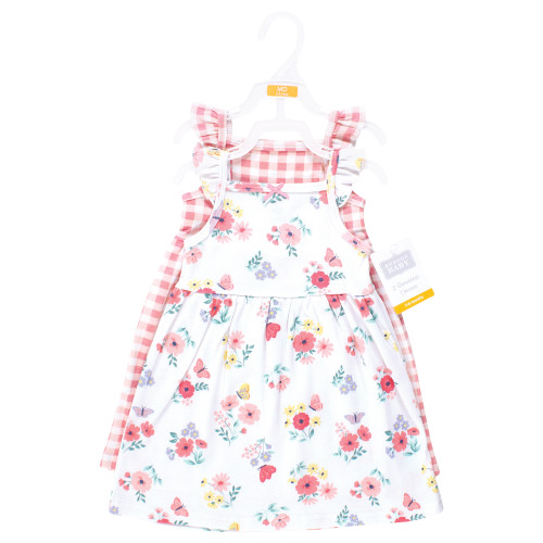 Hudson Baby Cotton Dresses, Butterfly Floral