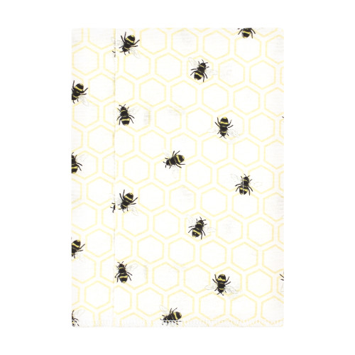 Hudson Baby Cotton Flannel Burp Cloths, Honey Bee 7 Pack