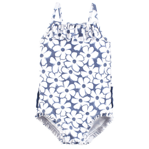 Hudson Baby Baby and Toddler Swimsuit, Blue Cosmos 1