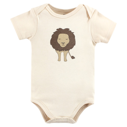 Hudson Baby Cotton Bodysuits, Safari Lion