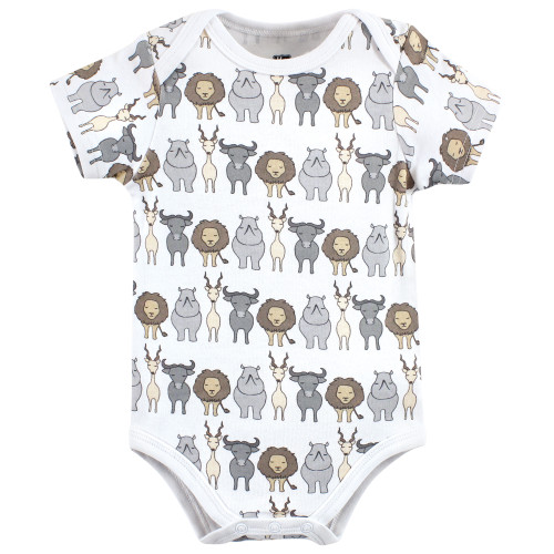 Hudson Baby Cotton Bodysuits, Safari Lion