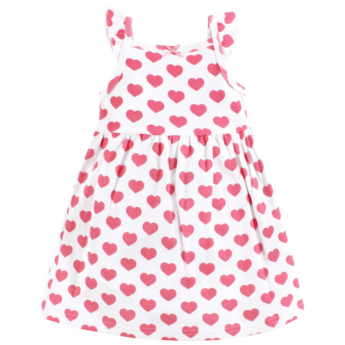 Hudson Baby Cotton Dresses, Cloudy Rainbow