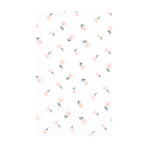 Hudson Baby Cotton Flannel Burp Cloths, Sage Floral 10 Pack