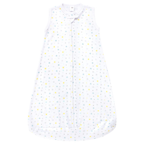 Hudson Baby Cotton Long-Sleeve Wearable Sleeping Bag, Sack, Blanket, Neutral New Elephant Sleeveless