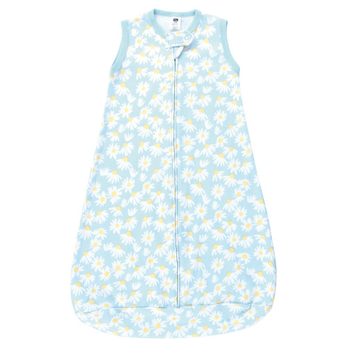 Hudson Baby Cotton Long-Sleeve Wearable Sleeping Bag, Sack, Blanket, Mixed Daisy Sleeveless