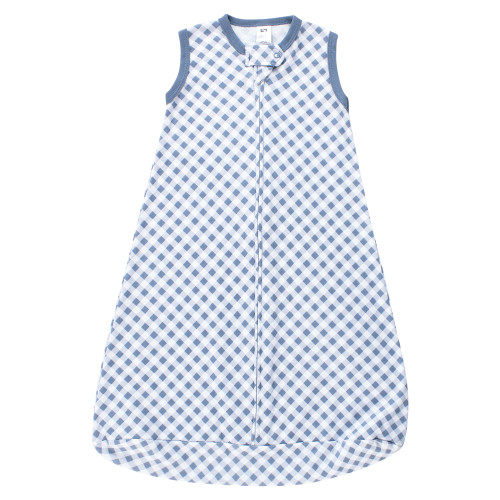 Hudson Baby Cotton Long-Sleeve Wearable Sleeping Bag, Sack, Blanket, Pink Blue Pretty Floral Sleeveless