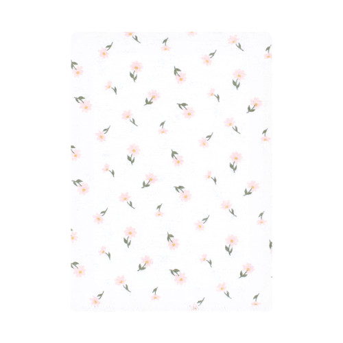 Hudson Baby Cotton Flannel Burp Cloths Bundle, Sage Floral