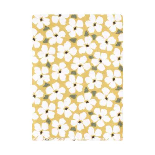 Hudson Baby Cotton Flannel Burp Cloths Bundle, Sage Floral