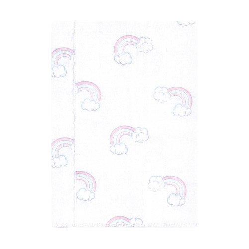 Hudson Baby Cotton Flannel Burp Cloths, Dreamy Unicorn 4 Pack