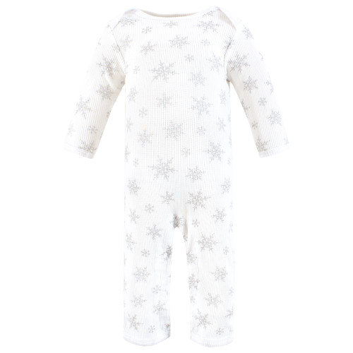 Hudson Baby Thermal Coveralls 2pk, Snowflake