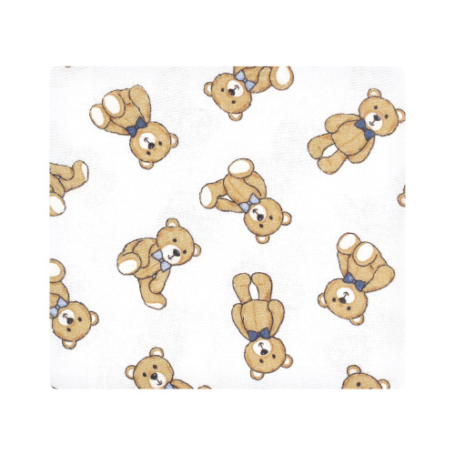 Hudson Baby Cotton Flannel Receiving Blankets Bundle, Gentleman Bear