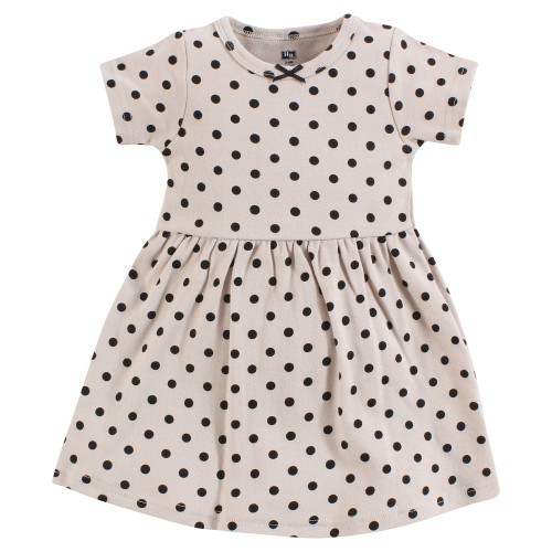 Hudson Baby Cotton Dresses, Neutral Pink Floral