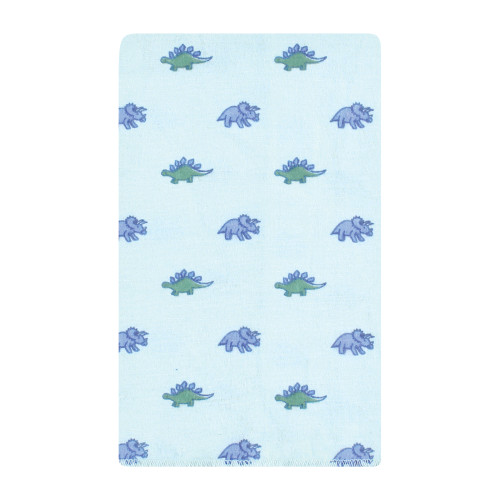 Hudson Baby Cotton Flannel Burp Cloths, Pastel Dino 10 Pack