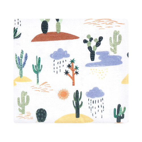 Hudson Baby Cotton Flannel Receiving Blankets, Fun Desert