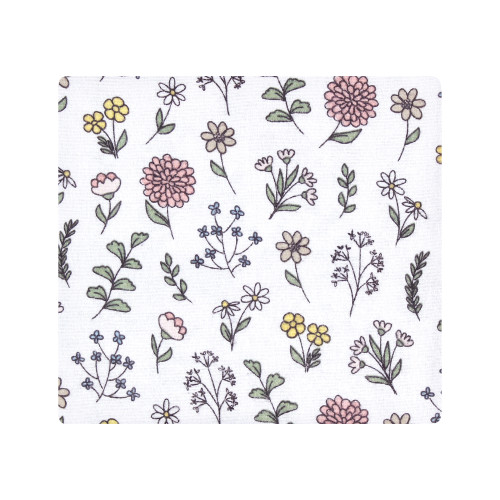 Hudson Baby Cotton Flannel Receiving Blankets Bundle, Dandelion Wish
