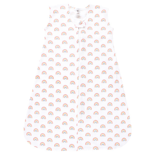 Hudson Baby Thermal Sleeveless Sleeping Bag 2pk, Creative Rainbows