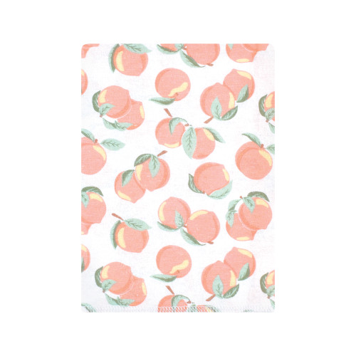 Hudson Baby Cotton Flannel Burp Cloths Bundle, Sweet Peach