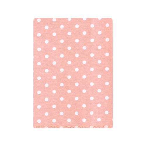 Hudson Baby Cotton Flannel Burp Cloths Bundle, Sweet Peach