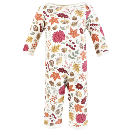 Hudson Baby Thermal Coveralls 2pk, Acorn Botanical