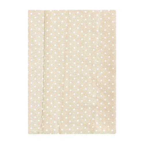 Hudson Baby Cotton Flannel Burp Cloths, Pink Taupe Bear 7 Pack