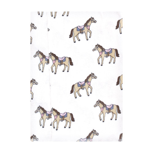 Hudson Baby Cotton Flannel Burp Cloths, Cowgirl 7 Pack