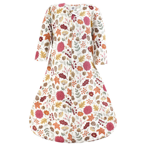 Hudson Baby Thermal Long Sleeve Sleeping Bag 2pk, Acorn Botanical