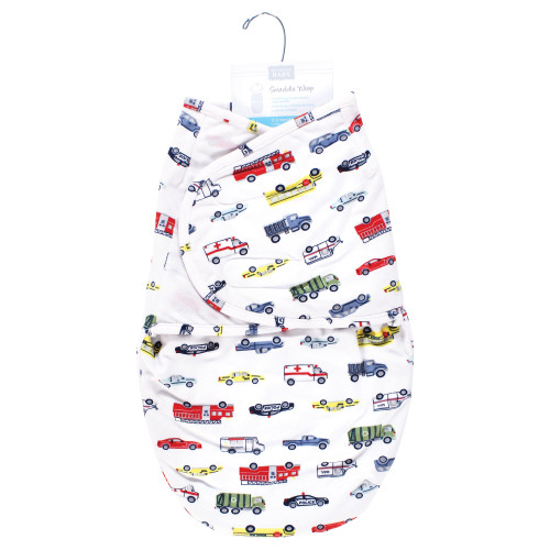 Hudson Baby Plush Faux Fur Swaddle Wrap, Going Places