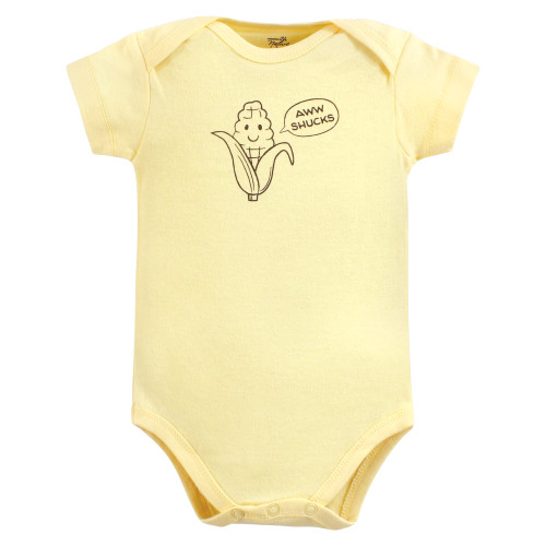 Touched By Nature Organic Cotton Bodysuits, Peas And Thank You