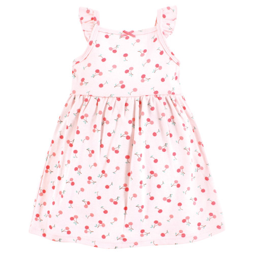Hudson Baby Cotton Dresses, Cherry Sweet