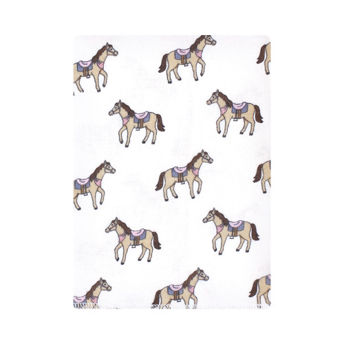 Hudson Baby Cotton Flannel Burp Cloths Bundle, Cowgirl