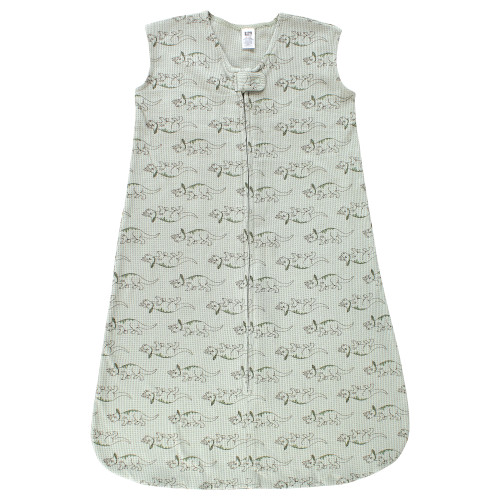 Hudson Baby Thermal Sleeveless Sleeping Bag 2pk, Sage Dinosaur