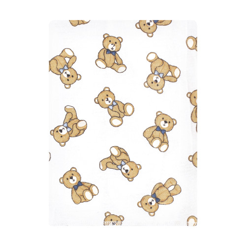 Hudson Baby Cotton Flannel Burp Cloths Bundle, Gentleman Bear
