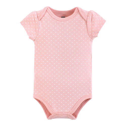 Hudson Baby Cotton Bodysuits, Love Floral